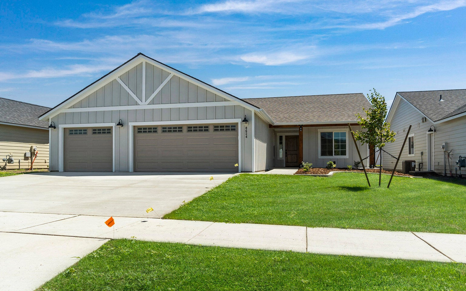 Home located in the Thayer Farms neighborhood of Rathdrum Idaho